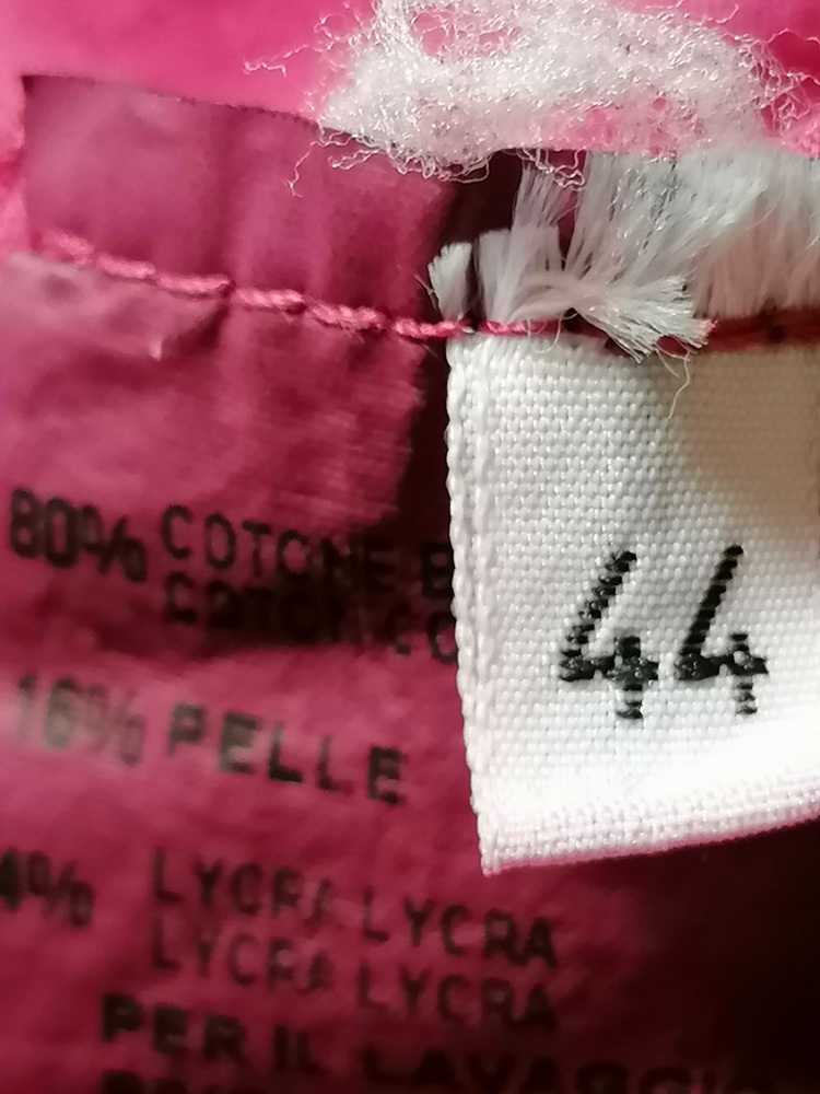 Top Bandeau Collection Privée Deadstock Y2K Fuchsia & Cuir