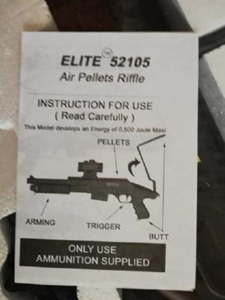 Fusil à pompe ÉLITE 52105 – 76 cm – 0,500 J – Neuf en boîte