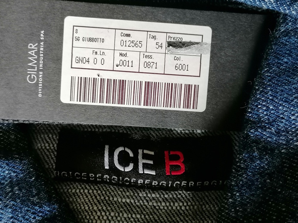 ICE B Made in Italy – Veste Denim Deadstock Archive