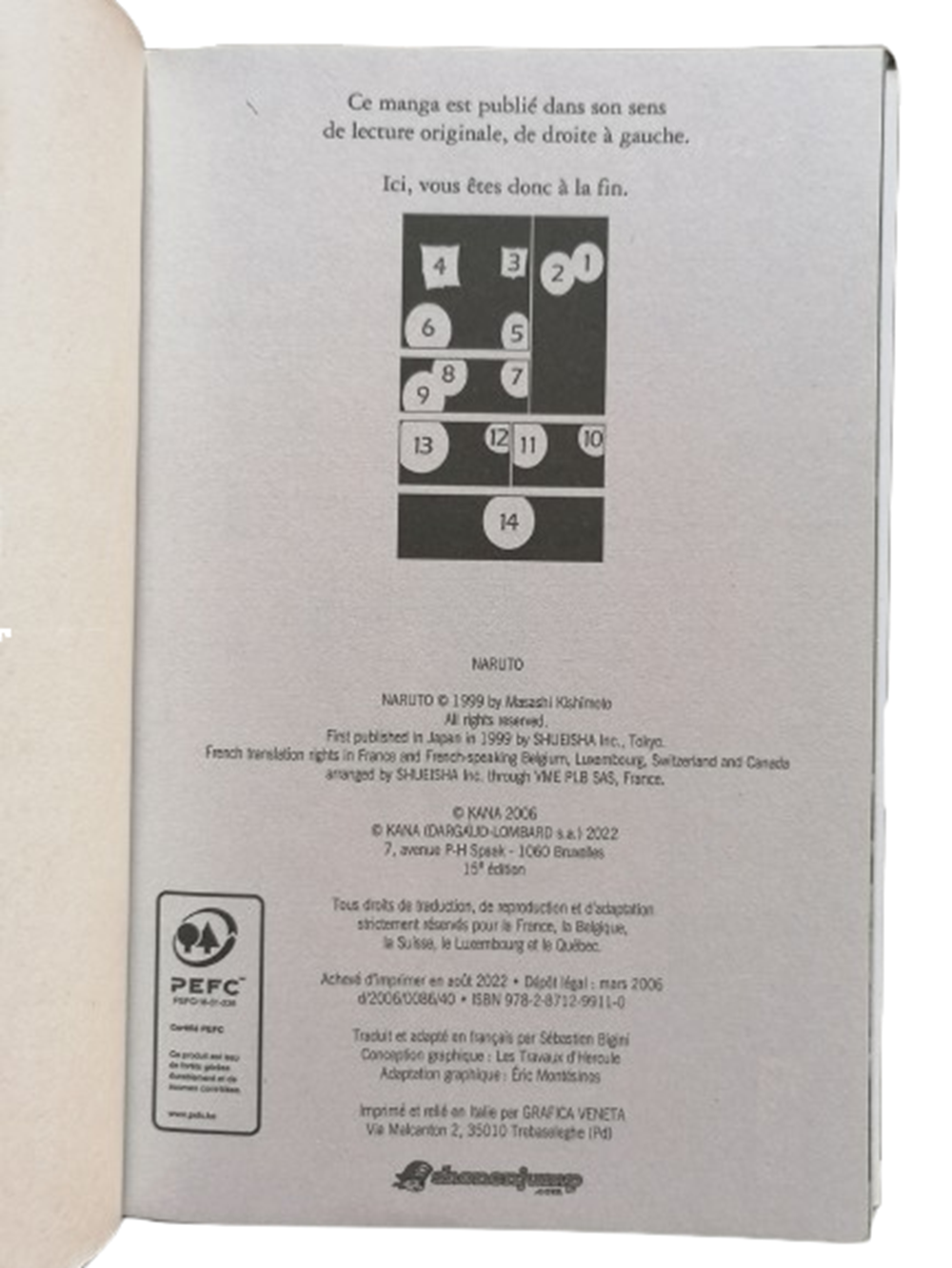 Naruto Tome 21 – Manga VF Kana – Neuf