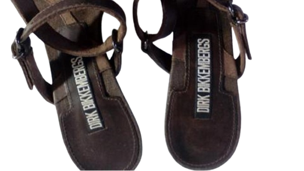 Dirk Bikkembergs – Sandales cuir Deadstock 90s / Y2K – T.35