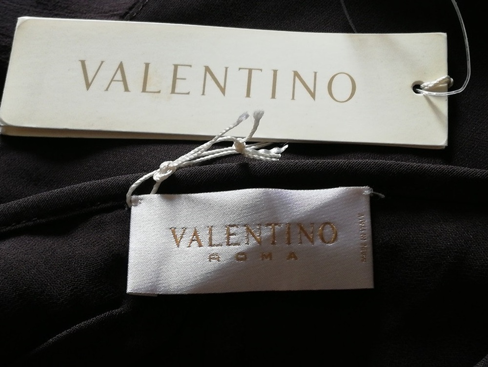 VALENTINO – Jupe Vintage Archive Deadstock en Soie & Viscose – IT 40 – Made in Italy