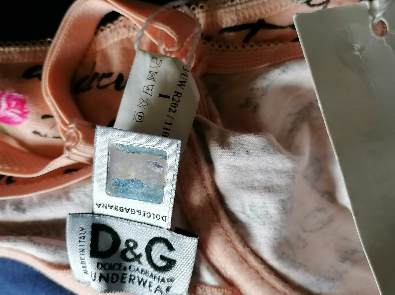 Dolce & Gabbana Y2K – Soutien-gorge vintage deadstock circa 2001-2005