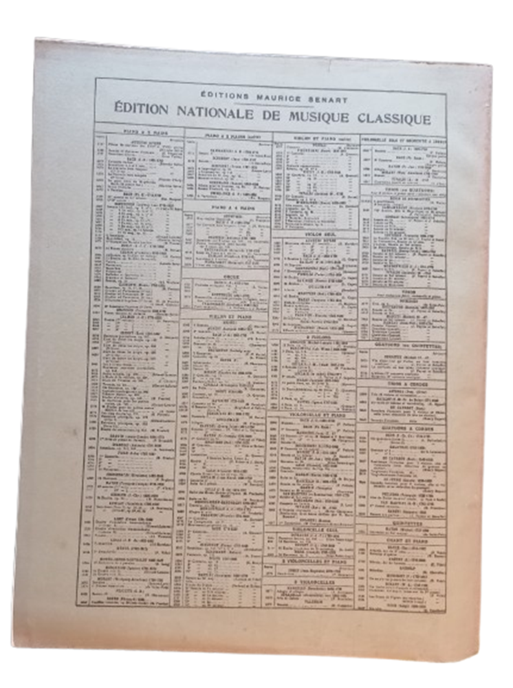 Mazas – Méthode complète pour violon (Édition Maurice Senart, 1915)