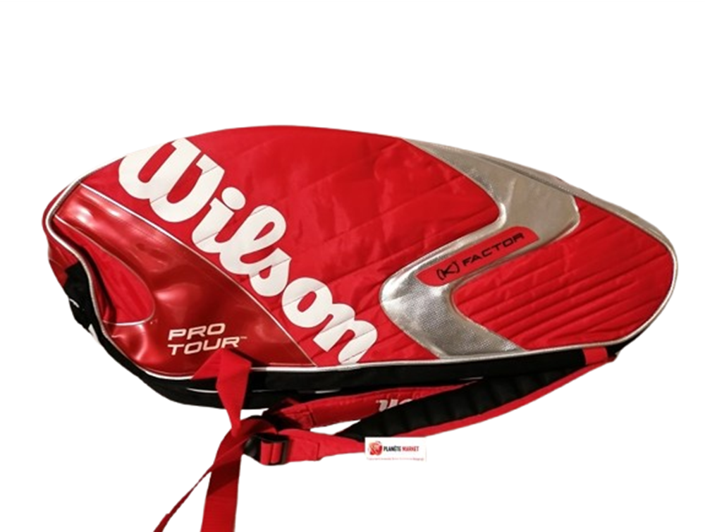 Wilson K Factor Pro Tour Super 6 WRZ612900 – Sac Tennis Deadstock Neuf avec Étiquette