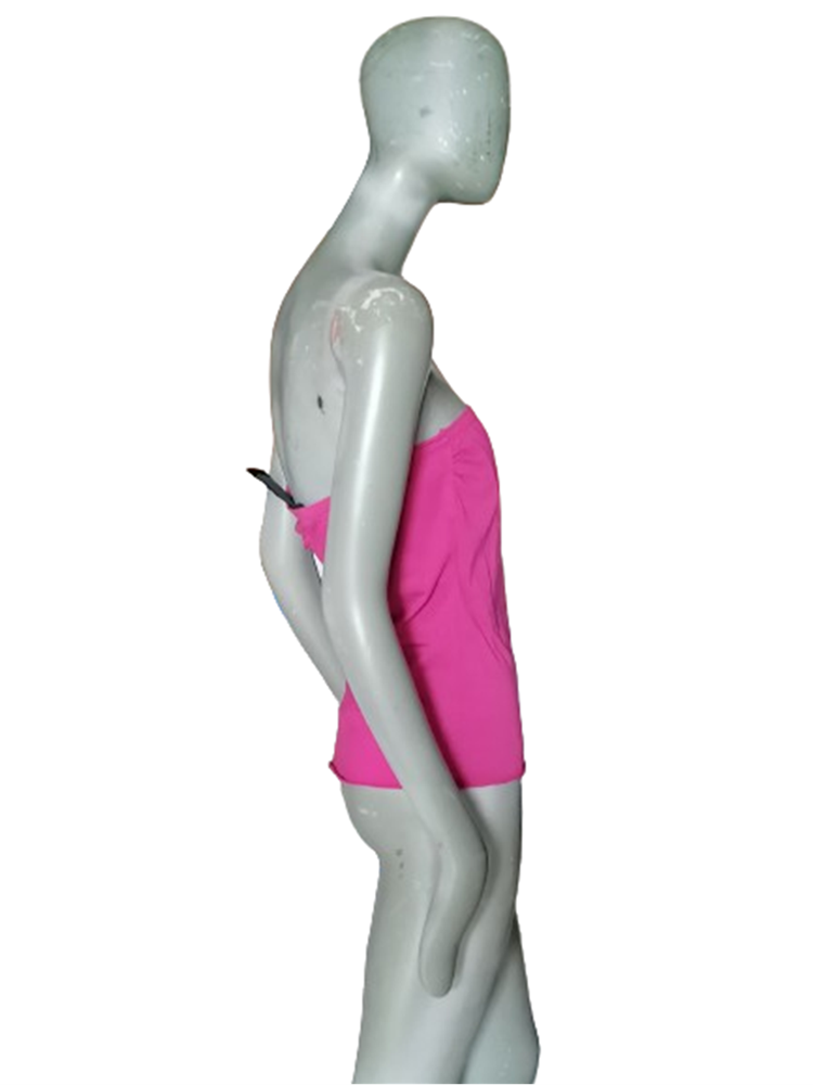 Top Bandeau Collection Privée Deadstock Y2K Fuchsia & Cuir
