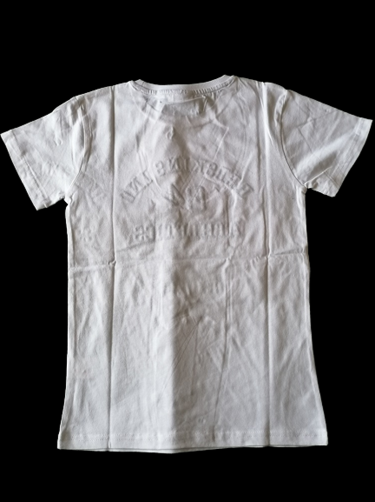 T-shirt enfant blanc Redskins Junior, broderie “84 Athletics”