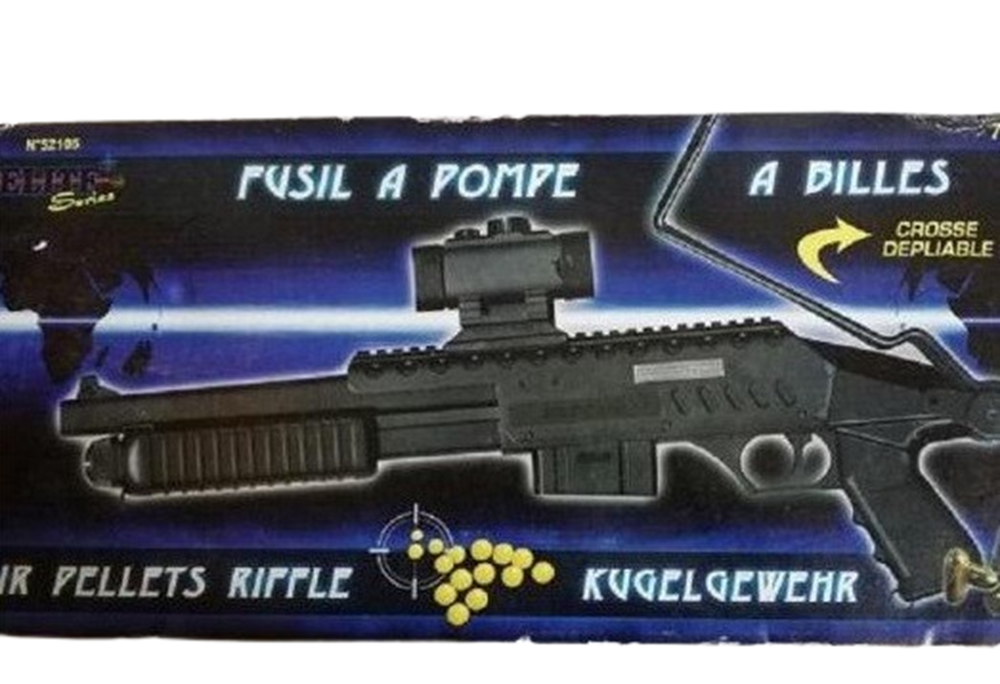 Fusil à pompe ÉLITE 52105 – 76 cm – 0,500 J – Neuf en boîte